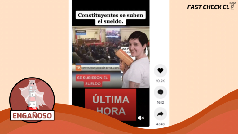 Read more about the article (Video) “Última hora: Constituyentes se suben el sueldo”: #Engañoso