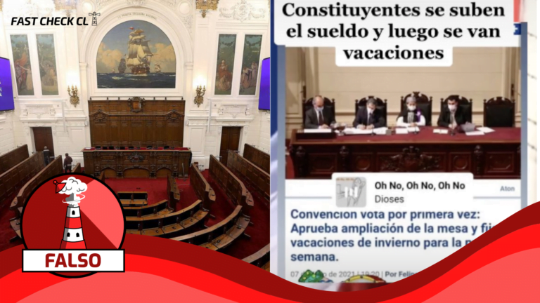 Lee más sobre el artículo “Convención vota por primera vez: Aprueba ampliación de la mesa directiva y fijan vacaciones de invierno para la próxima semana”: #Falso