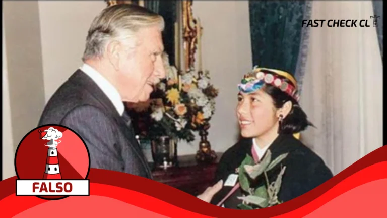Read more about the article Fotografía de Elisa Loncon dándole la mano a Augusto Pinochet: #Falso