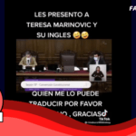 (Video) Constituyente Teresa Marinovic hablando inglés en el hemiciclo de la Convención: #Falso