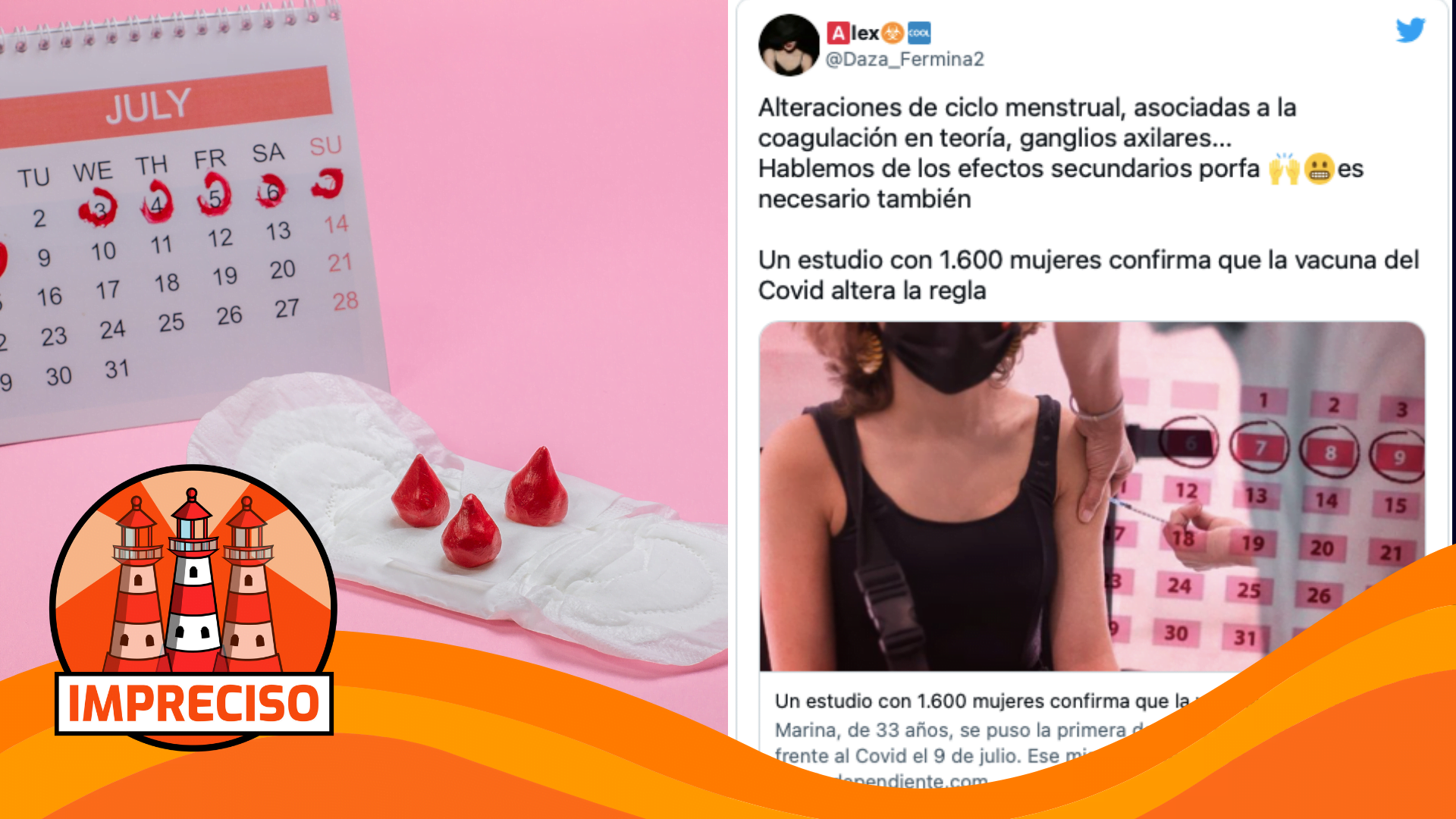 You are currently viewing “Un estudio confirma que la vacuna del Covid altera la regla”: #Impreciso