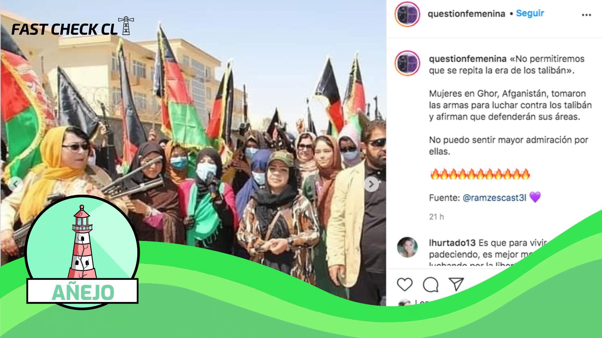 You are currently viewing (Imagen) Mujeres en Ghor, Afganistán, toman las armas para luchar contra los talibanes: #Añejo