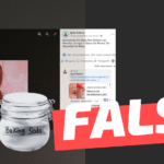 “Bicarbonato de sodio sirve para eliminar las manchas, arrugas y ojeras del rostro”: #Falso