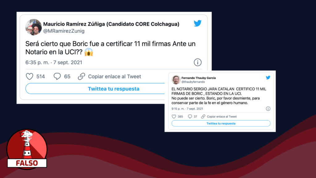 boric 11 mil firmas falso