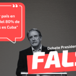 Eduardo Artés: “El primer país en tener más del 80% de vacunados es Cuba”: #Falso