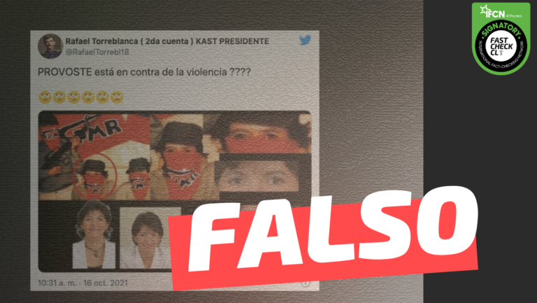 Lee más sobre el artículo (Imagen) Yasna Provoste fue parte del Frente Patriótico Manuel Rodríguez: #Falso