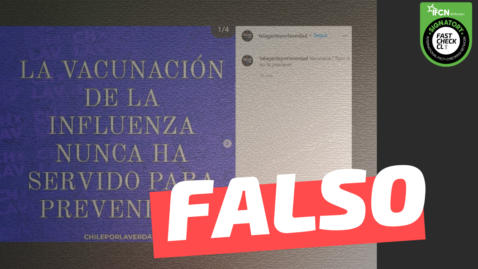 You are currently viewing “La vacunación de la influenza nunca ha servido para prevenirla”: #Falso