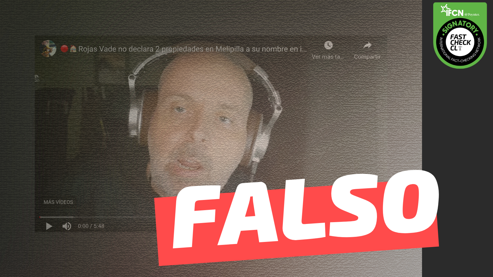 Read more about the article (Vídeo) Rodrigo Rojas Vade no declaró dos propiedades que posee en Melipilla: #Falso