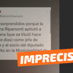 “Macarena Ripamonti apitutó a la hermana (que se tituló hace un par de días) y al socio del diputado Jorge Brito en la Municipalidad de Viña”: #Impreciso