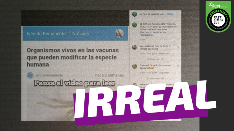 Read more about the article Organismos vivos en las vacunas que pueden modificar la especie humana: #Irreal