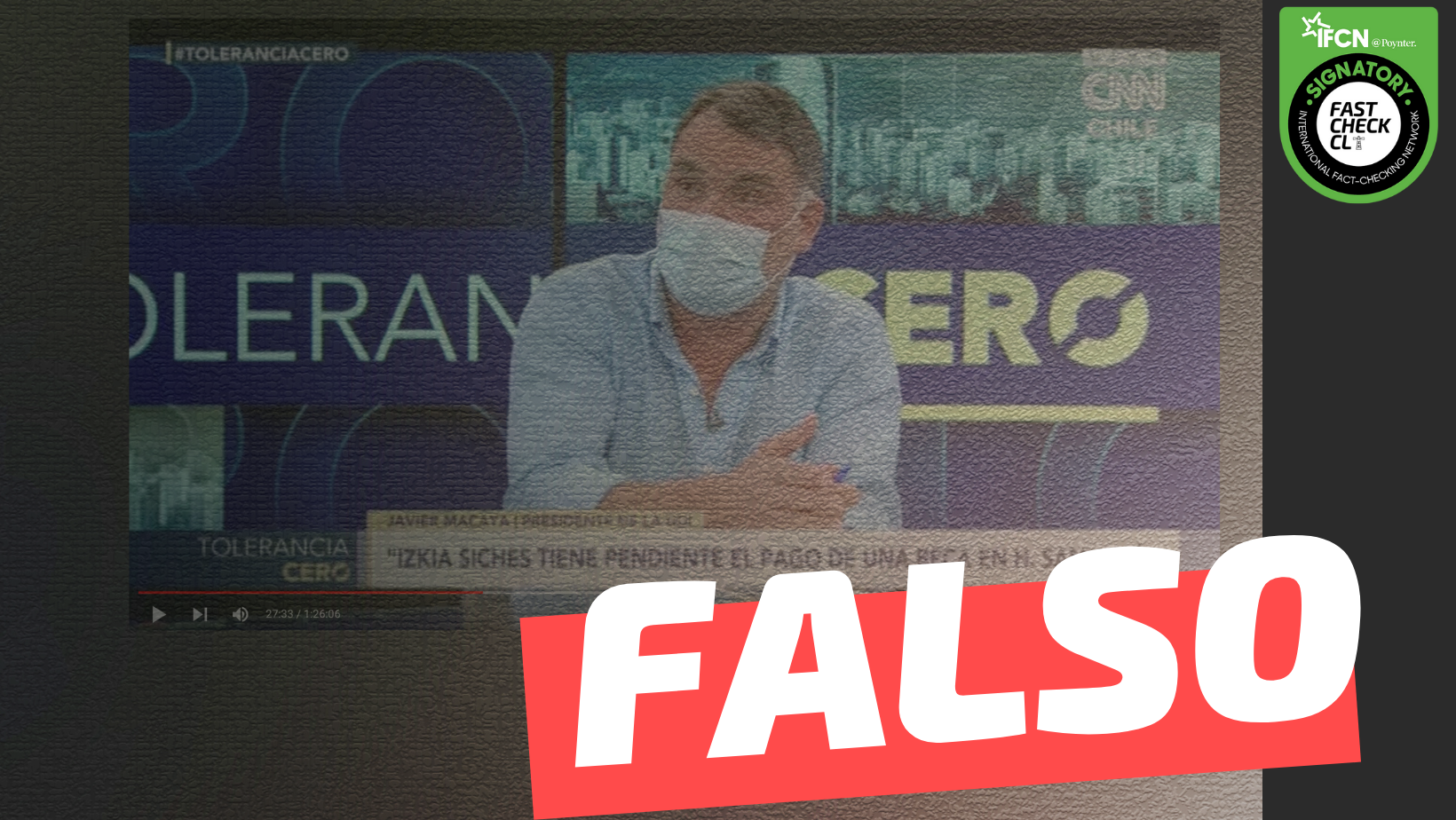 You are currently viewing “Me llama la atención que Izkia Siches, presidenta del Colegio Médico, tiene pendiente de pago una beca en el Hospital San José”: #Falso