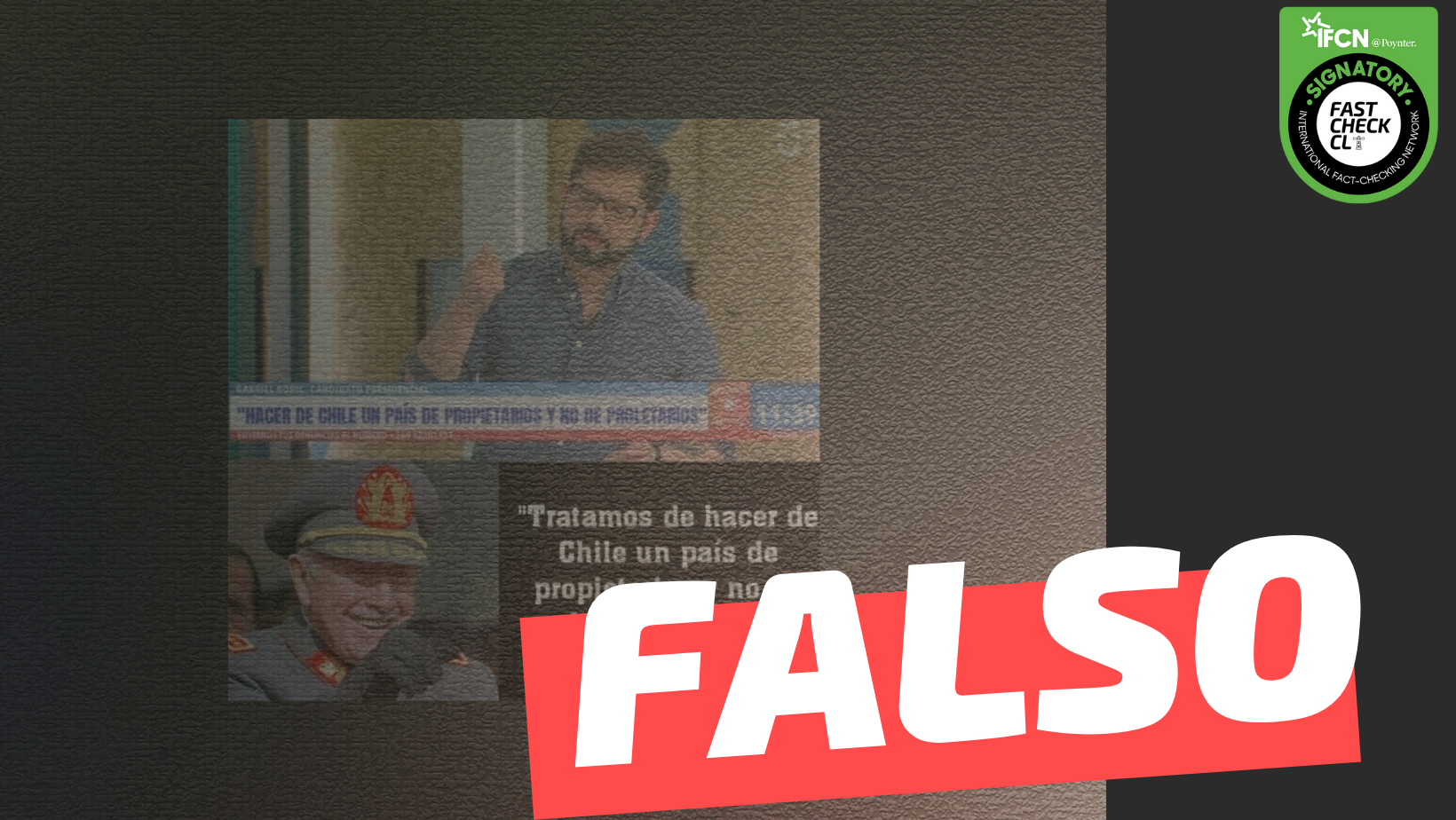 You are currently viewing Gabriel Boric: “Hacer de Chile un país de propietarios y no de proletarios”: #Falso