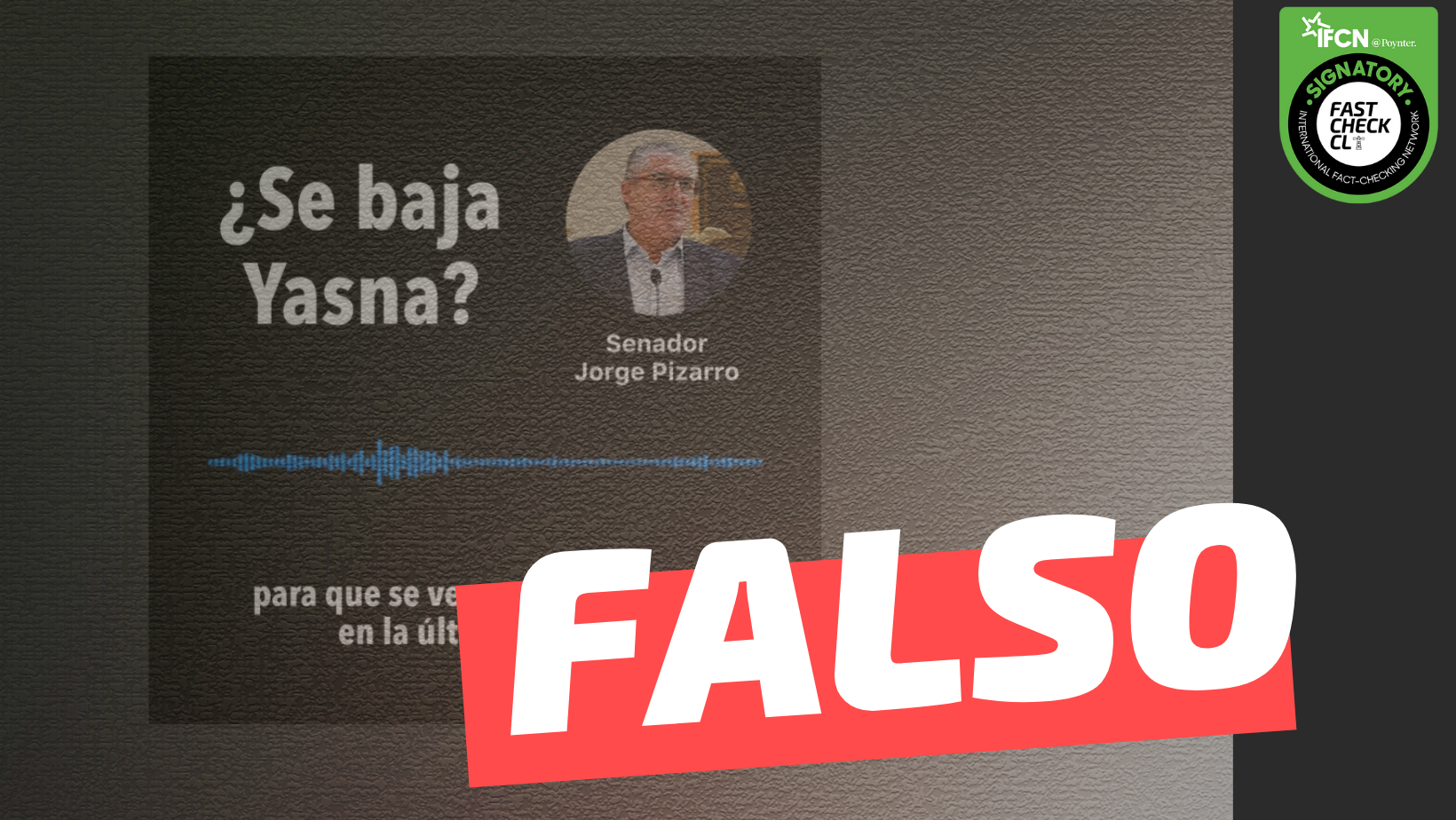 Read more about the article (Audio del senador Jorge Pizarro) Yasna Provoste baja su candidatura: #Falso