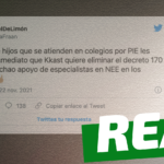 En el programa de Kast, un punto plantea derogar el decreto 170, que es el que crea y norma los programas de integración escolar: #Real