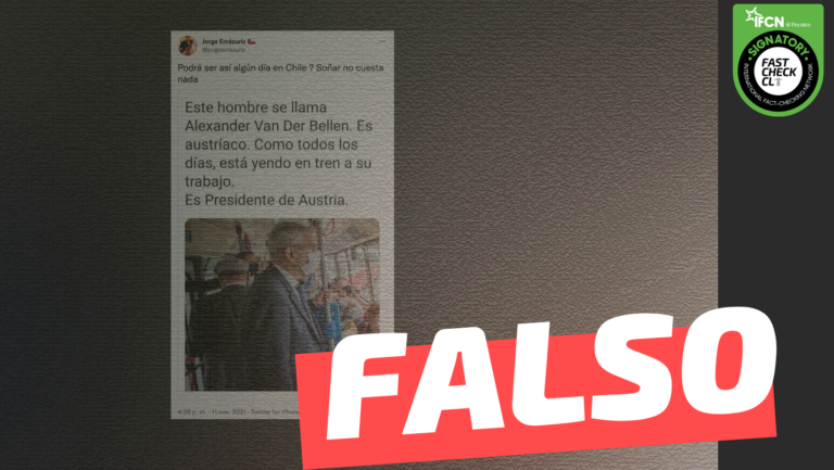 Lee más sobre el artículo Presidente de Austria viaja todos los días en tren a su trabajo: #Falso