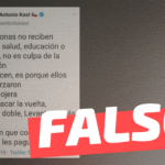 José Antonio Kast: “Si las personas no reciben una buena salud, educación o pensiones, no es culpa de la Constitución. Si no lo hacen es porque ellos no se esforzaron. Basta de flojera, basta de sacar la vuelta, trabajen el doble, levántense más temprano. No esperen que con mis impuestos les paguen todo”: #Falso
