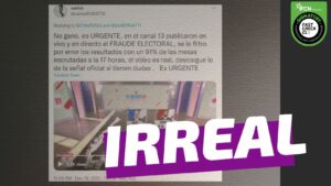 Read more about the article Canal 13 ya tenía los resultados electorales una hora antes de que cerraran las urnas: #Irreal
