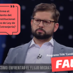 “Yo no firme el requerimiento del Tribunal Constitucional (del Proyecto de Ley de Migración y Extranjería)”: #Falso