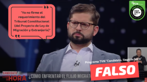 Read more about the article “Yo no firme el requerimiento del Tribunal Constitucional (del Proyecto de Ley de Migración y Extranjería)”: #Falso