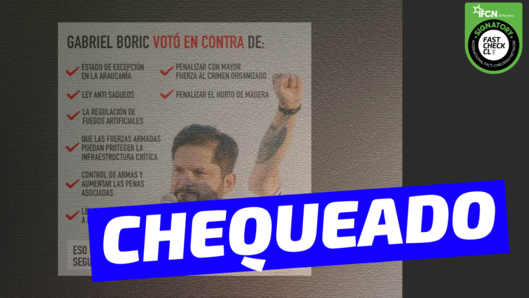 Read more about the article (Imagen) Gabriel Boric votÃ³ en contra de…: #Chequeado