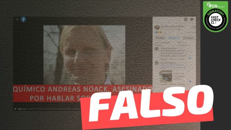 Read more about the article (Video)”Qu铆mico Andreas Noack fue asesinado por hablar sobre el grafeno”: #Falso