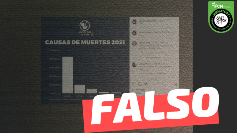 Read more about the article Según la OMS, durante el año 2021, el aborto fue la primera causa de muerte en el mundo: #Falso