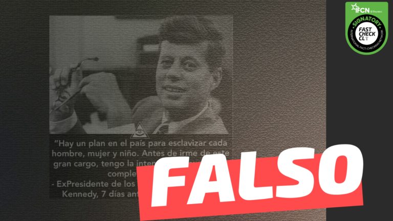 Read more about the article JF Kennedy siete días antes de morir: “Hay un plan en el país para esclavizar cada hombre, mujer y niño. Antes de irme de este gran cargo, tengo la intención de exponerlo completamente”: #Falso