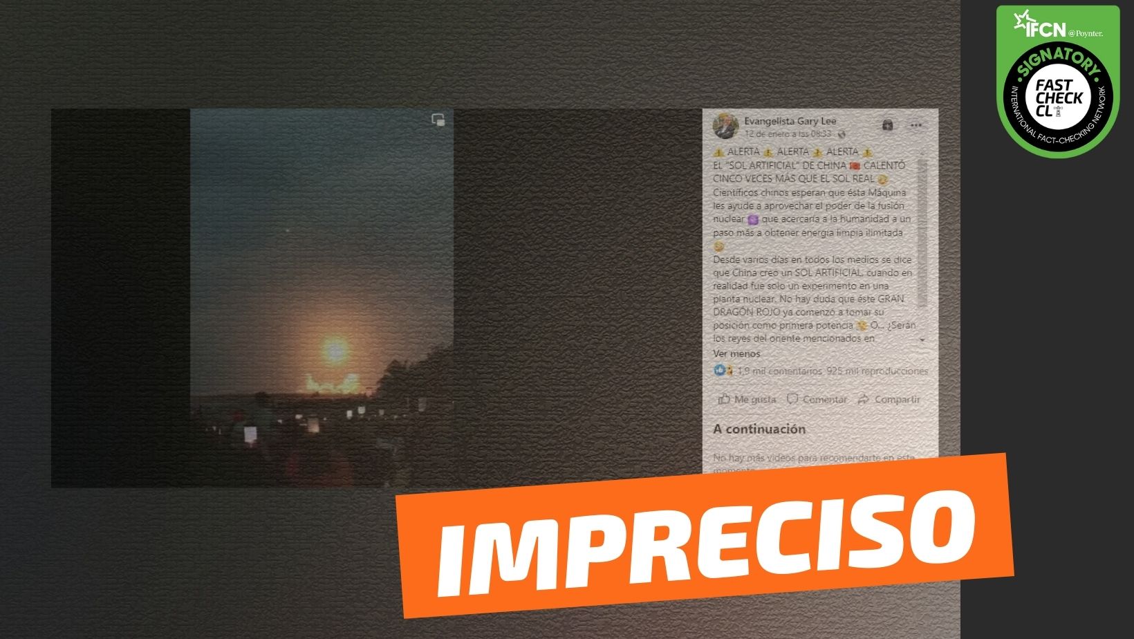 You are currently viewing (Video) Lanzamiento del “Sol Artificial” chino al espacio: #Impreciso