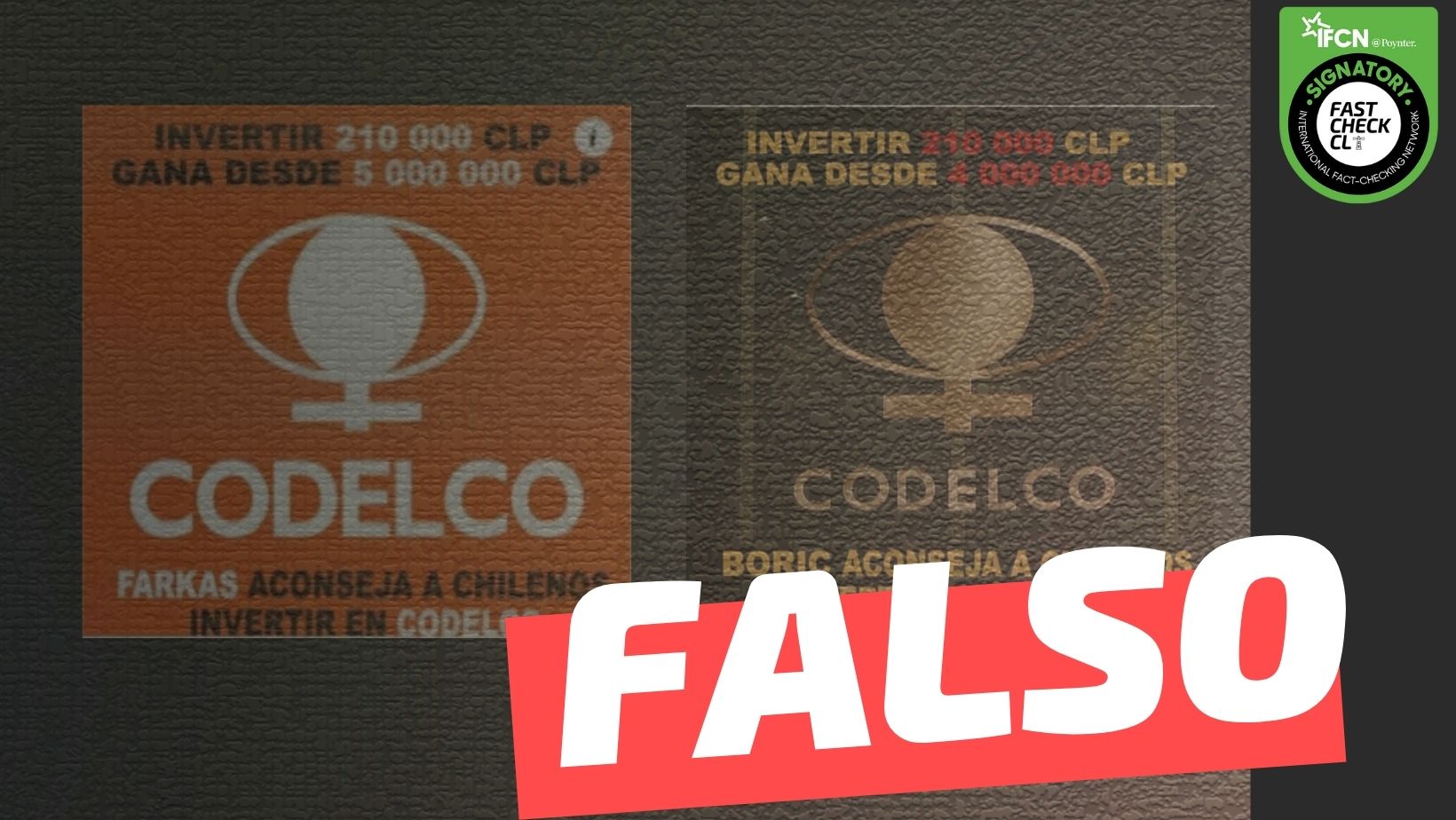 You are currently viewing “Codelco abre el acceso a la inversión para todos los chilenos”: #Falso