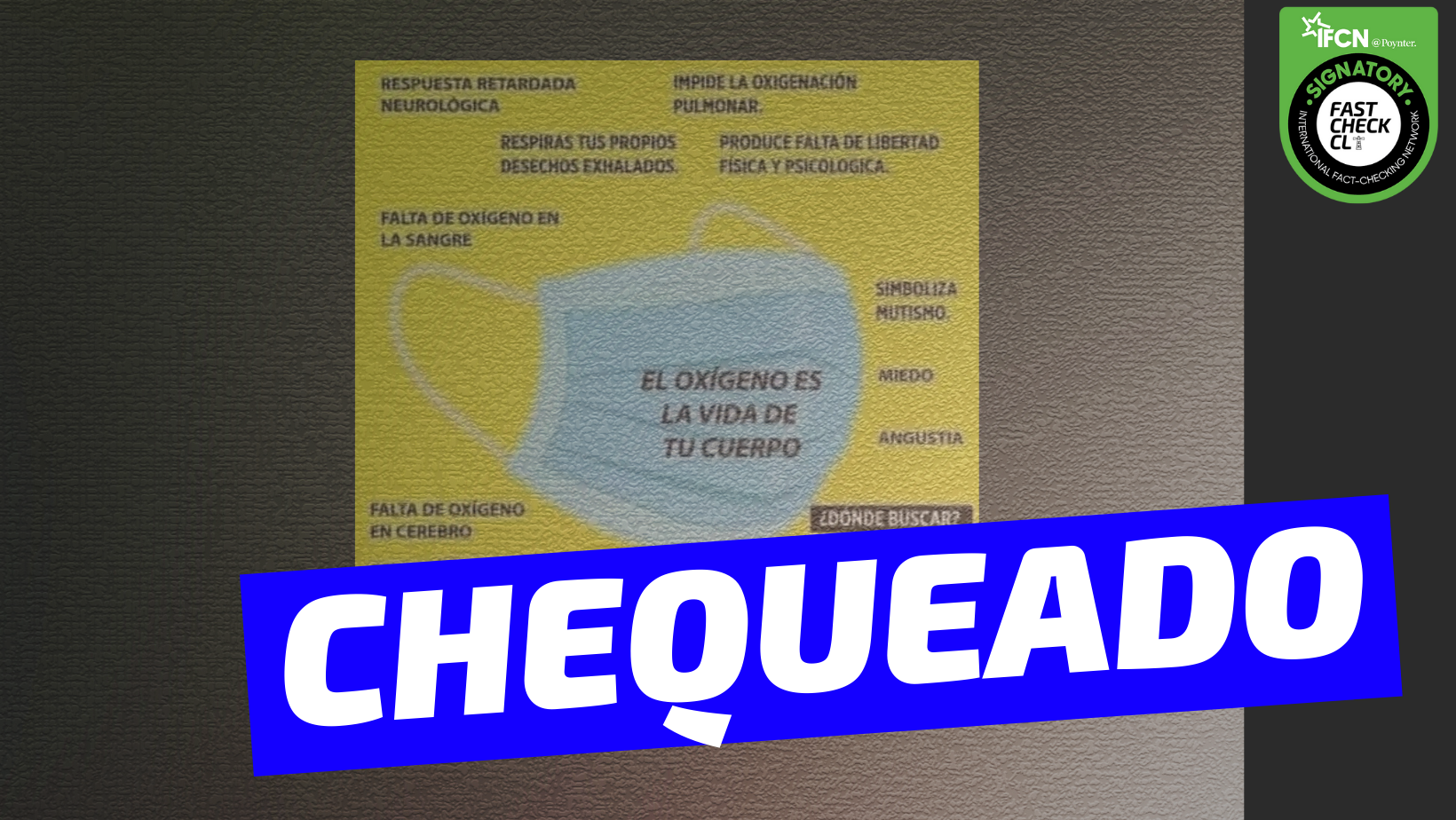You are currently viewing (Imagen) Mascarilla quirúrgica provoca que: “respires tus propios desechos”, padezcas hipoxia (sangre y cerebro) e irritación en la piel: #Chequeado