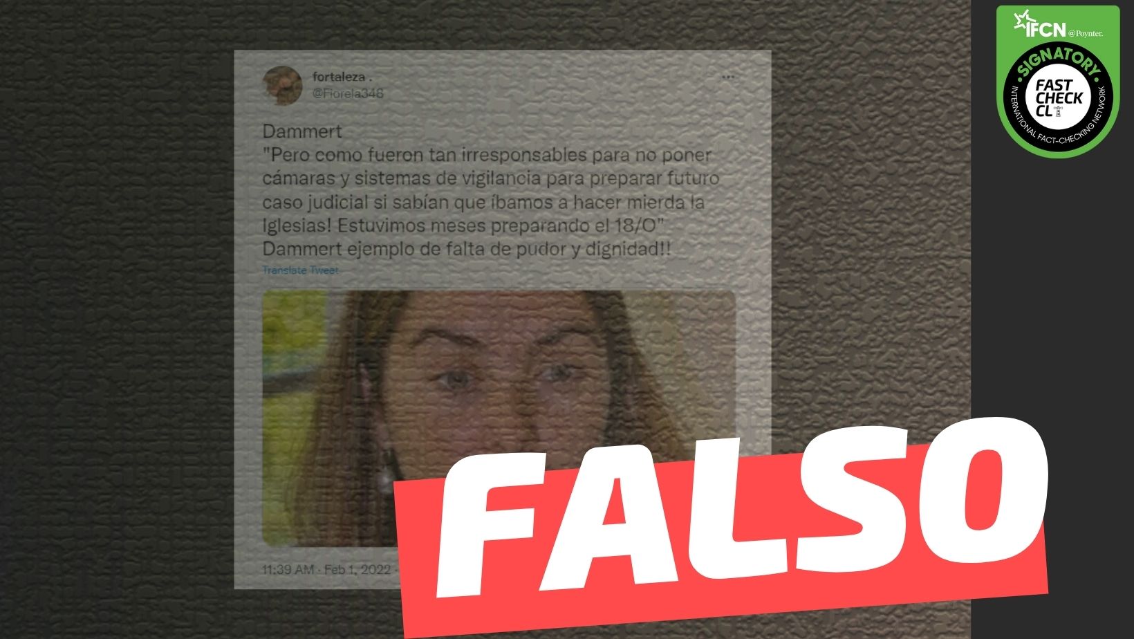 You are currently viewing Lucía Dammert: “Pero como fueron tan irresponsables para no poner cámaras y sistemas de vigilancia para preparar futuro caso judicial si sabían que íbamos a hacer mierda las Iglesias! Estuvimos meses preparando el 18/O”: #Falso