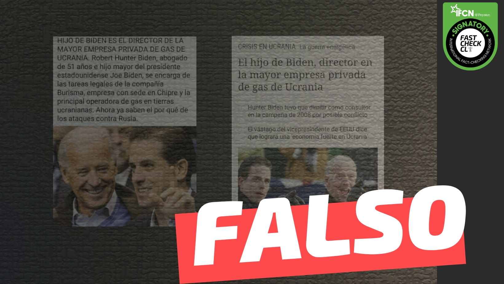 You are currently viewing Hijo de Biden es el director de la mayor empresa privada de gas de Ucrania: #Falso