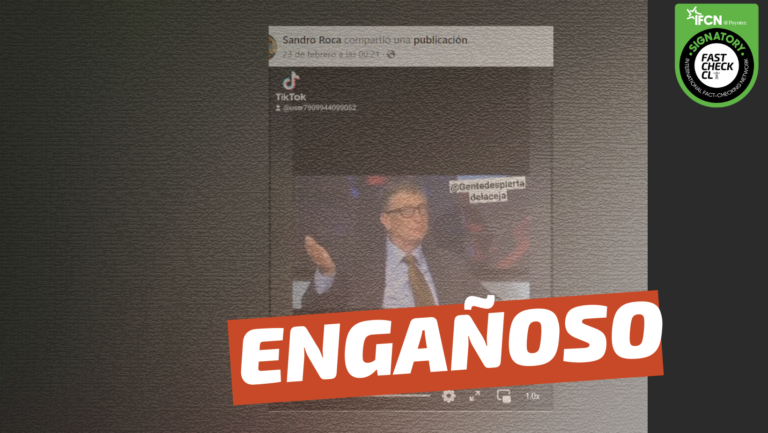 Read more about the article (Video) Bill Gates: “Tomamos organismos genéticamente modificados y se los inyectamos en los brazos de los niños pequeños”: #Engañoso