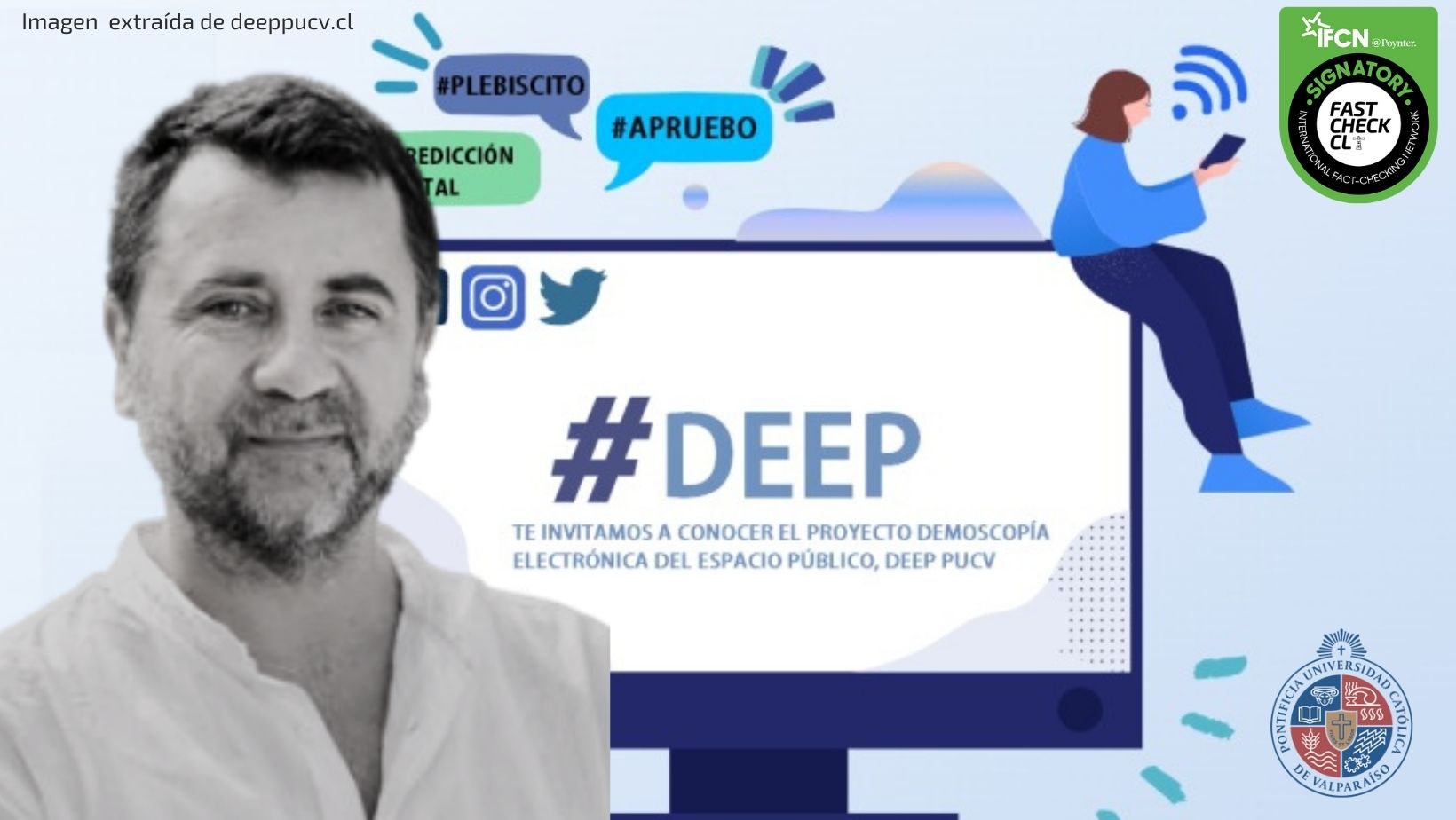 Read more about the article Pedro Santander, director de DEEP PUCV: “Logramos detectar y demostrar que efectivamente la Convención está bajo un ataque digital permanente, sostenido e intenso”