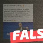“¡Noticia! El presidente de la FIFA, Gianni Infantino, exige a la Liga MX desaparecer al club Querétaro, de lo contrario México se quedaría sin mundial y perdería la sede para el mundial 2026”: #Falso