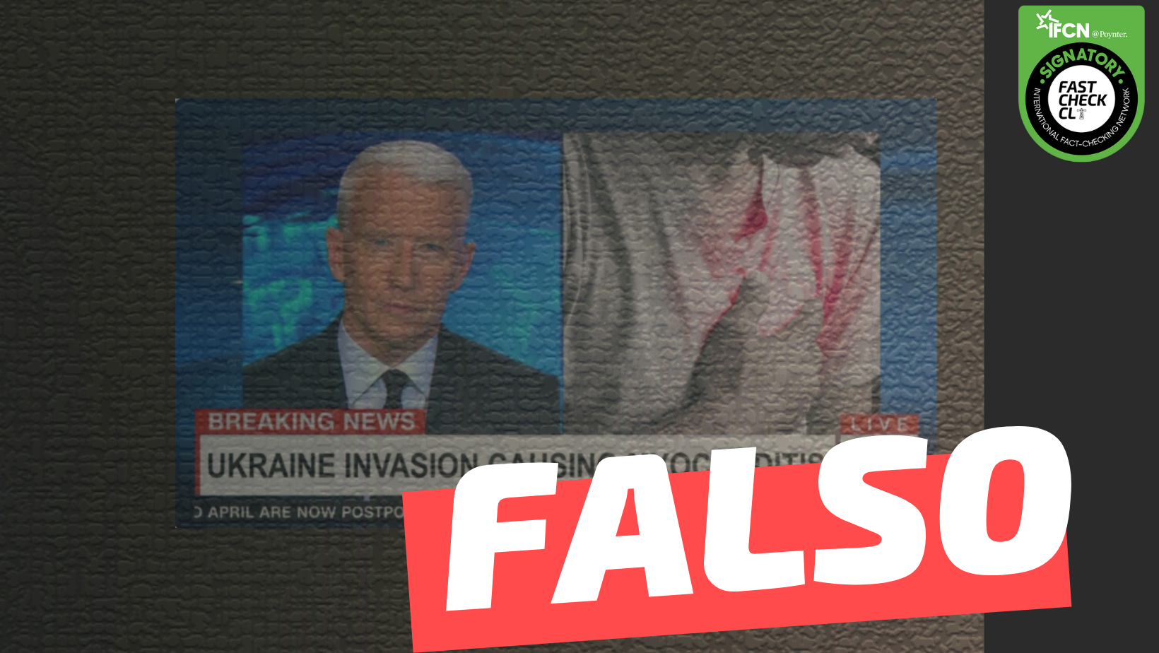 You are currently viewing (Imagen) CNN: “Invasión a Ucrania causa miocarditis”: #Falso