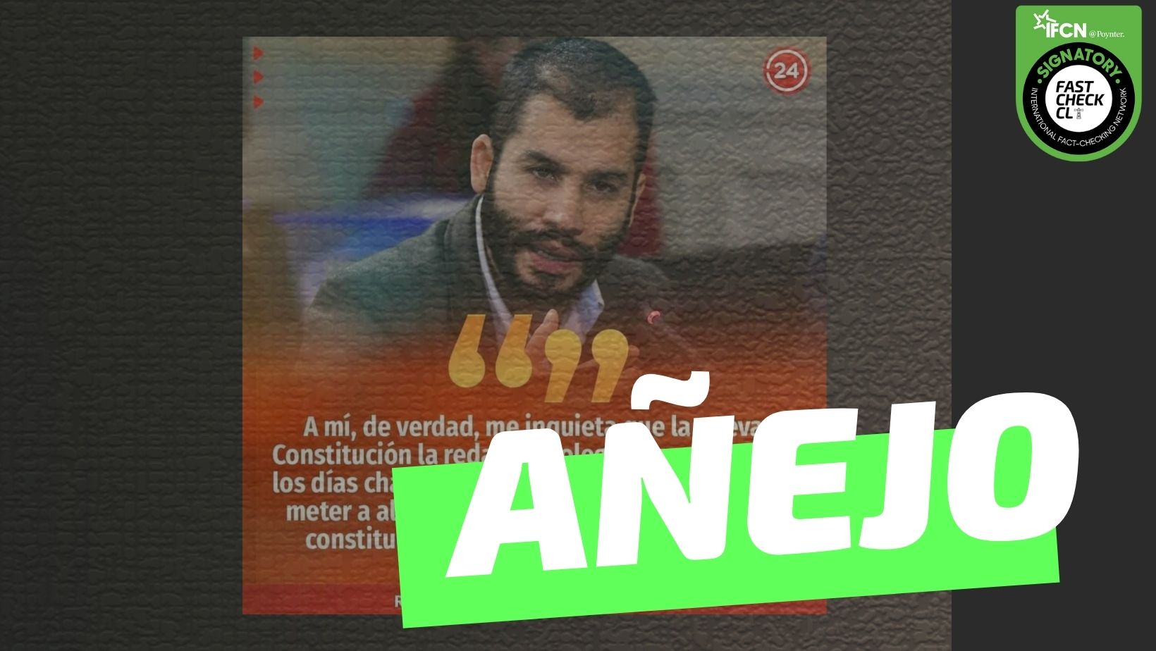 You are currently viewing Renato Garín: “A mí, de verdad, me inquieta que la nueva Constitución la redacten colegas que veo todos los días chamullando jurídicamente (…)”: #Añejo