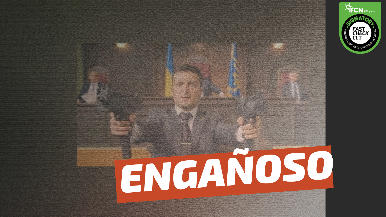 Read more about the article Video de spot electoral del presidente de Ucrania disparándole a personas: #Engañoso