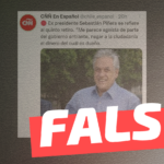 (Imagen) “Ex presidente Sebastián Piñera se refiere al quinto retiro: ‘Me parece egoísta de parte del gobierno entrante, negar a la ciudadanía el dinero del cuál es dueño'”: #Falso