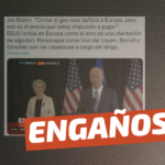 Joe Biden, Presidente de EE.UU.: “Cortar el gas ruso dañará a Europa, pero es un precio que estoy dispuesto a pagar”: #Engañoso