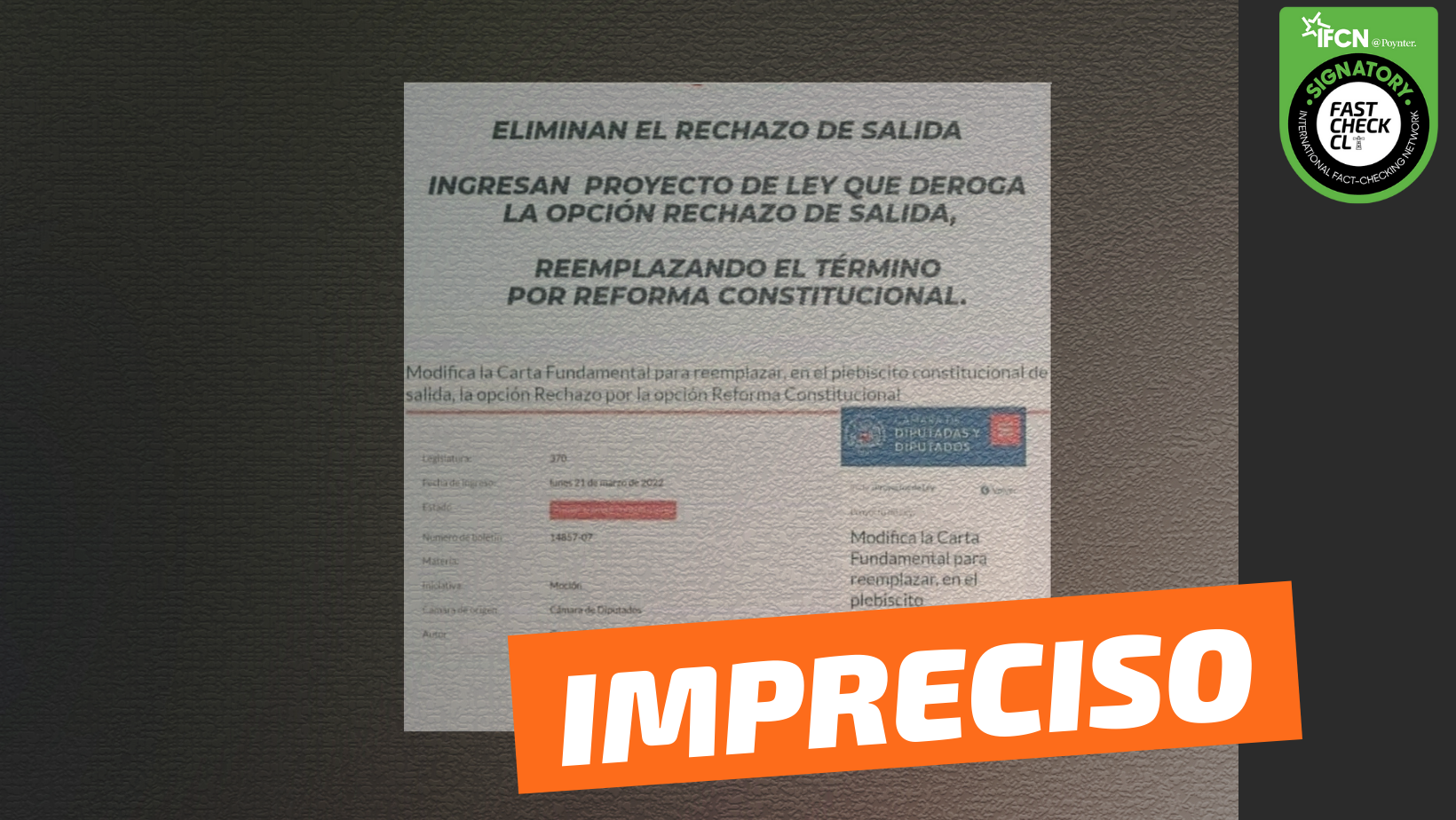 You are currently viewing (Imagen) “Eliminan rechazo de salida”: #Impreciso