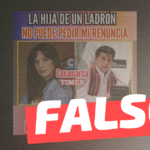 Pedro Castillo, Presidente de Perú: “La hija de un ladrón no puede pedir mi renuncia”: #Falso