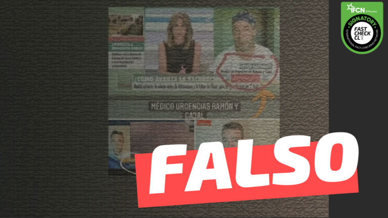 Read more about the article (Imagen) Según la televisión “César Carballo es vulcanólogo, experto en geopolítica y conflictos bélicos y médico de urgencias”: #Falso