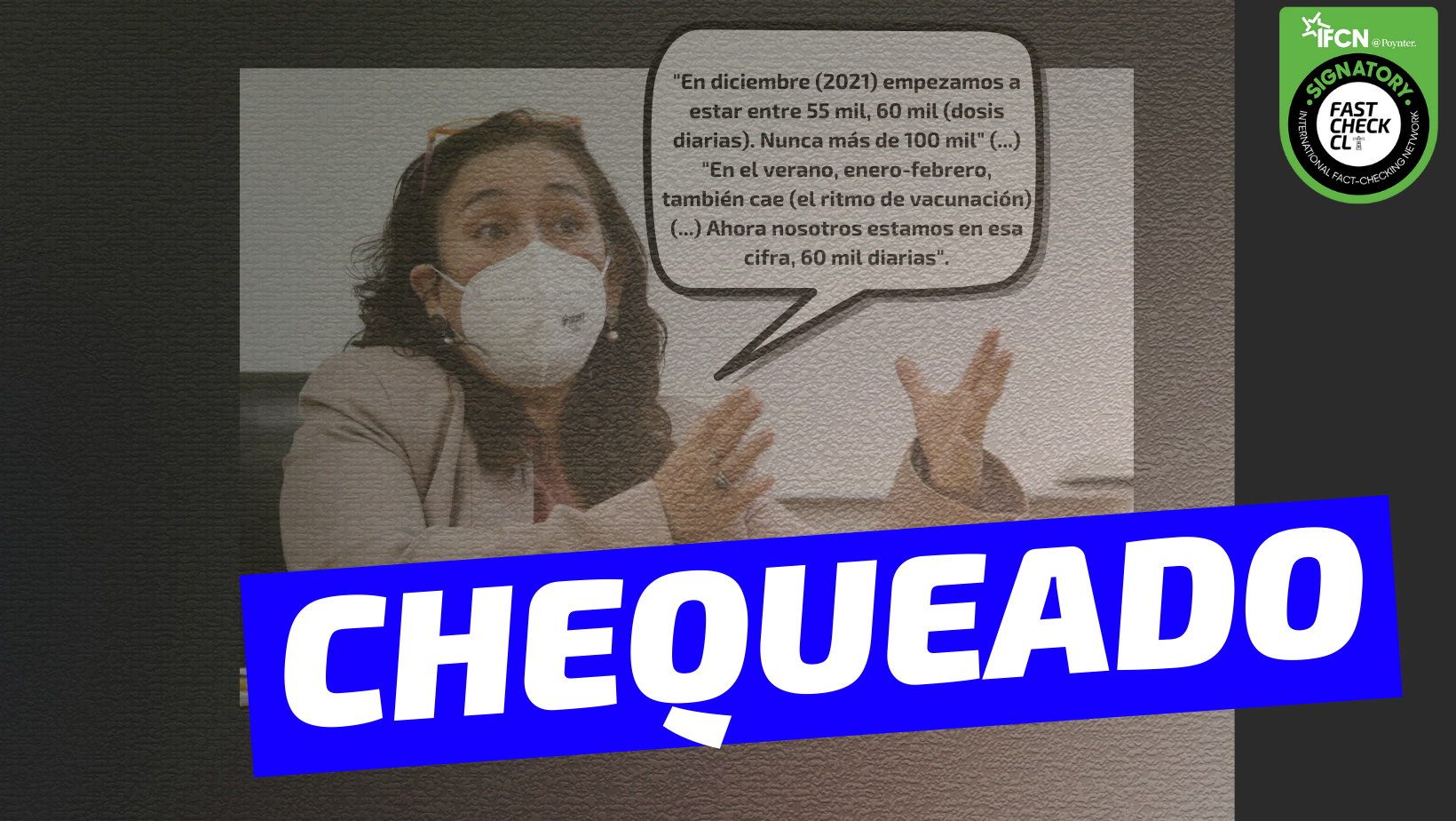 You are currently viewing Los dichos de la ministra de Salud Begoña Yarza sobre la vacunación: #Chequeado