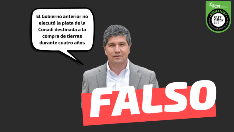 Read more about the article “El Gobierno anterior no ejecutó la plata de la Conadi destinada a la compra de tierras durante cuatro años”: #Falso