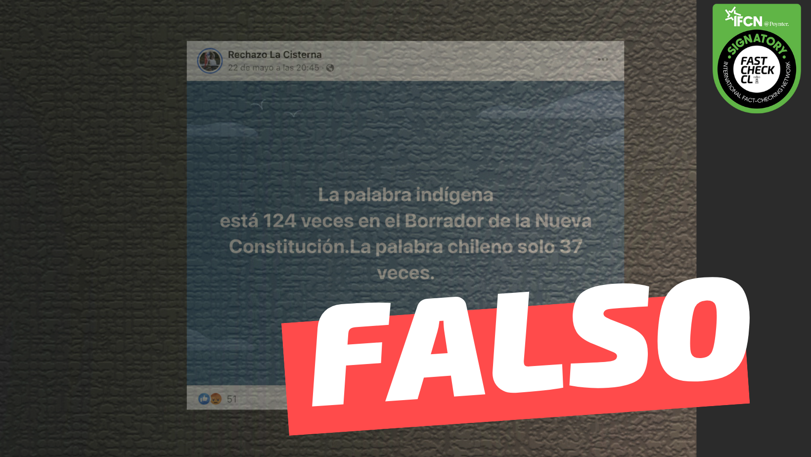 You are currently viewing “La palabra indígena está 124 veces en el borrador de la nueva Constitución. La palabra chileno solo 37 veces”: #Falso