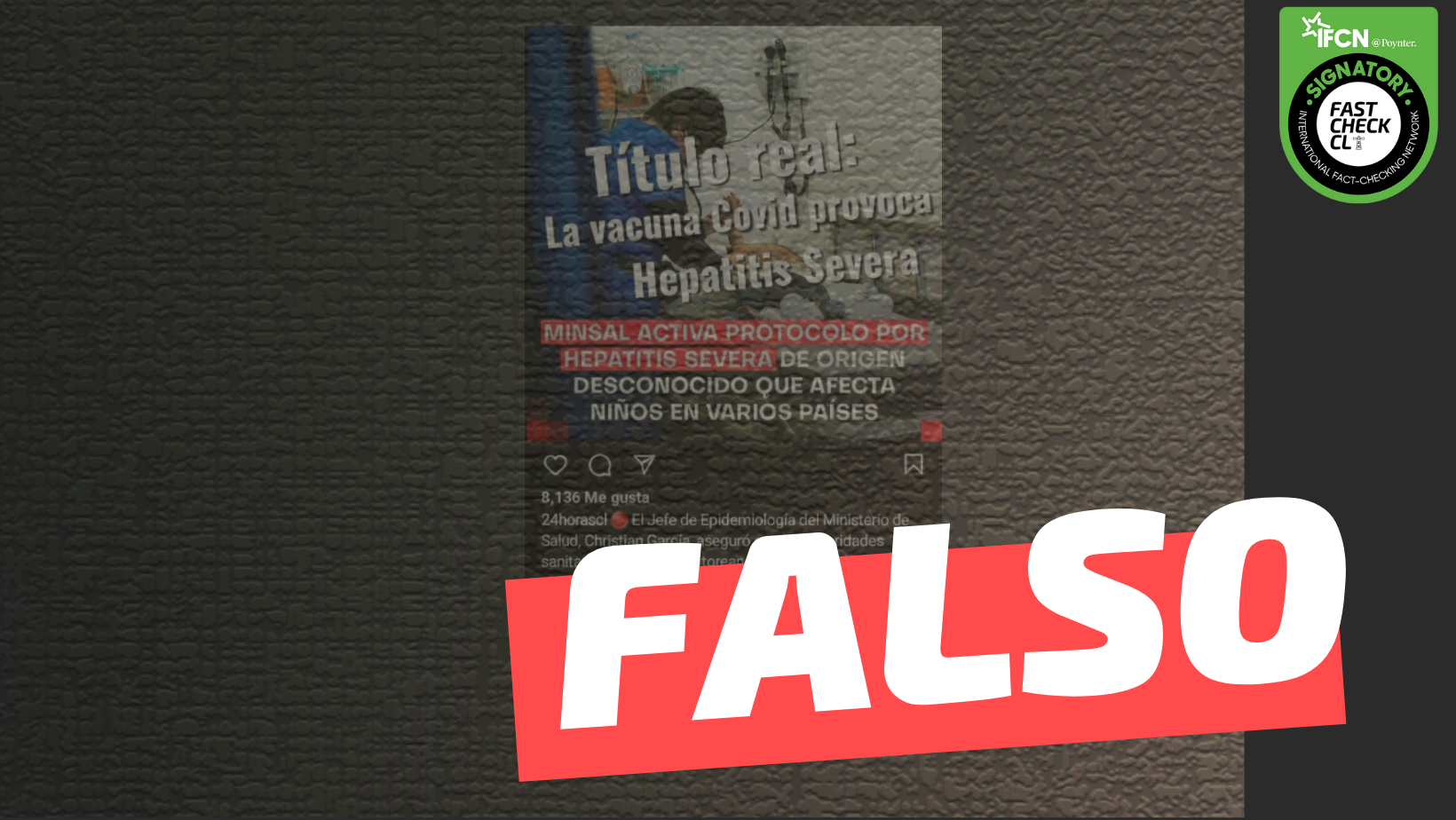 You are currently viewing “La vacuna Covid provoca hepatitis severa en niños”: #Falso