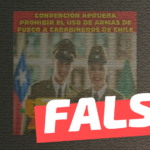 “Convención aprueba prohibir el uso de armas de fuego a Carabineros de Chile”: #Falso