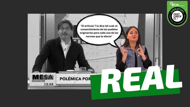 Read more about the article “El artículo 7 lo dice tal cual: ‘el consentimiento de los pueblos originarios para cada una de las normas que le afecte'”: #Real