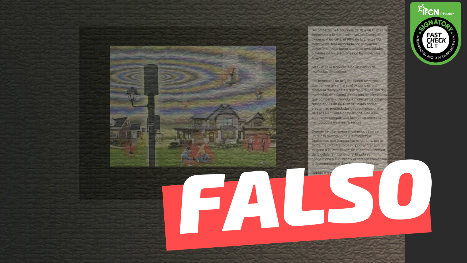 You are currently viewing El 5G altera las partículas de oxígeno y contamina la hemoglobina de nuestra sangre provocando hipoxia cerebral: #Falso